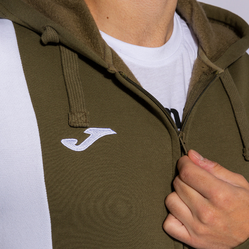 Bunda s kapucňou Joma Comfort III khaki