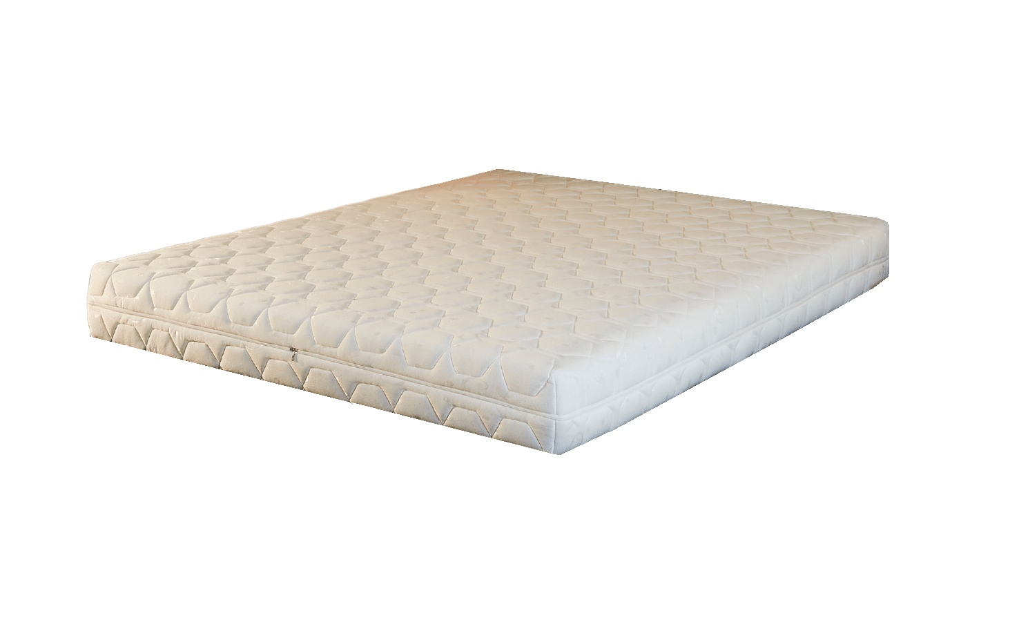Colchón de espuma viscoelástica muy firme de 23 cm (200 x 200 cm) + látex de poliéster indeformable - Especialmente diseñado para bases de cama ajustables - Funda extraíble en los 4 lados
