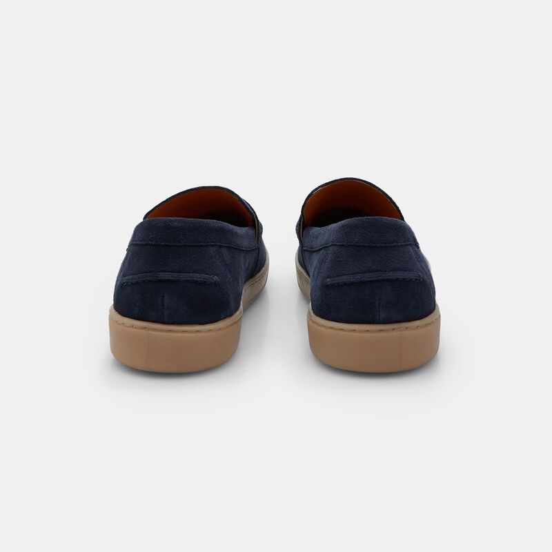 BATA Herrloafers i mocka