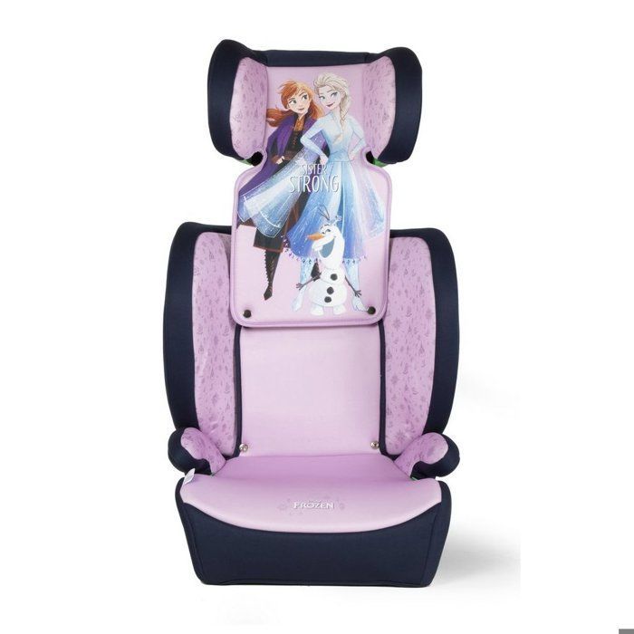 Tataway Siège auto Disney Frozen avec fixation ISOFIX pour la sécurité des filles de 100 à 150 cm, graphismes Elsa, Anna, Olaf sur