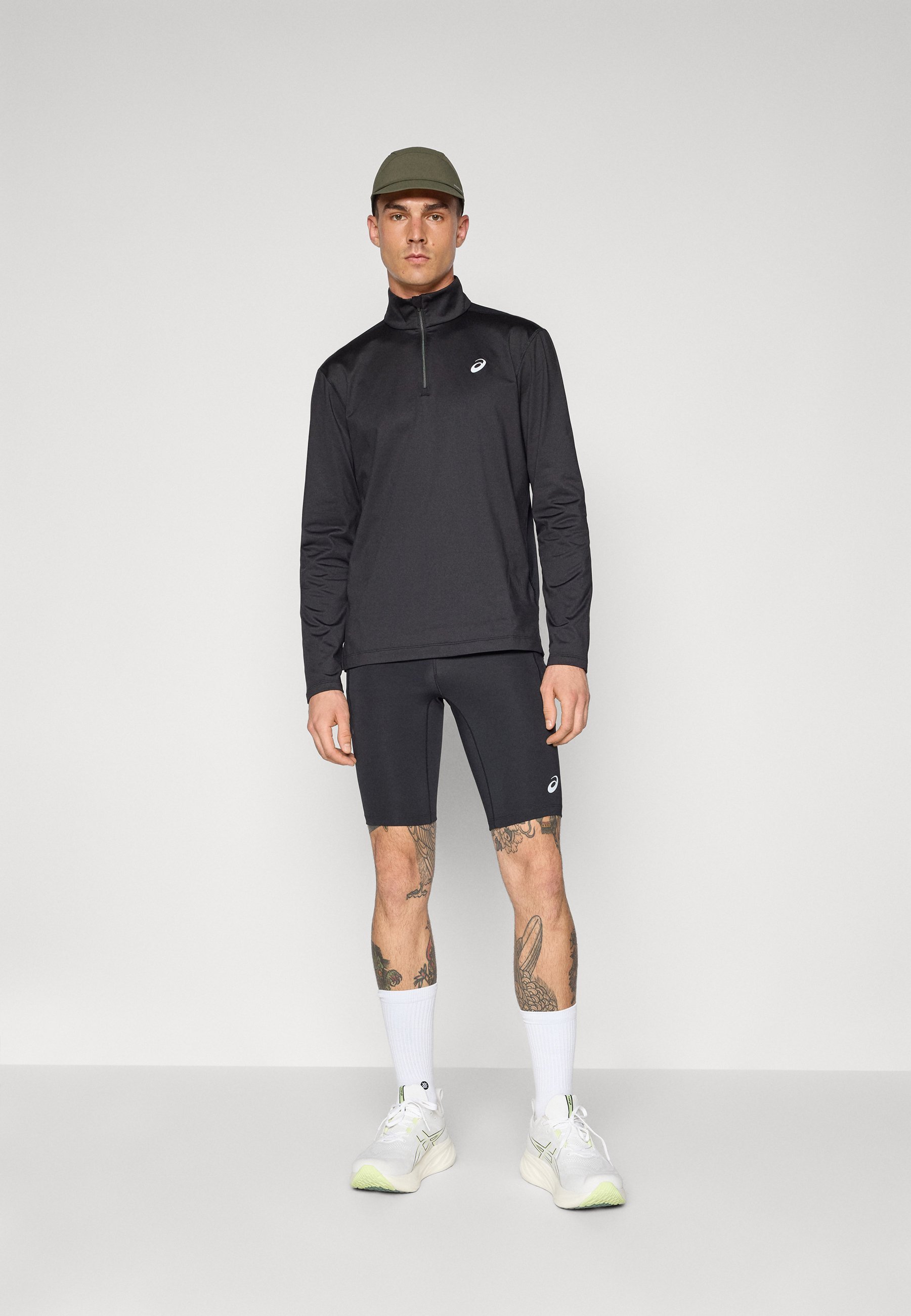 ASICS CORE 1/2 ZIP WINTER TOP - Top met lange mouwen - Performance zwart