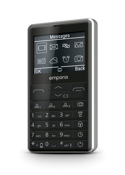 Telefono cellulare per anziani - EMPORIA - Prime-LTE M76-LTE_001 - 4G VoLTE - Schermo da 2,31