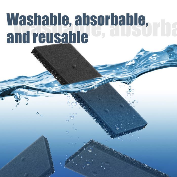 Paquete de 4 filtros de espuma INF para secadoras Whirlpool, color negro, Whirlpool 481010716911