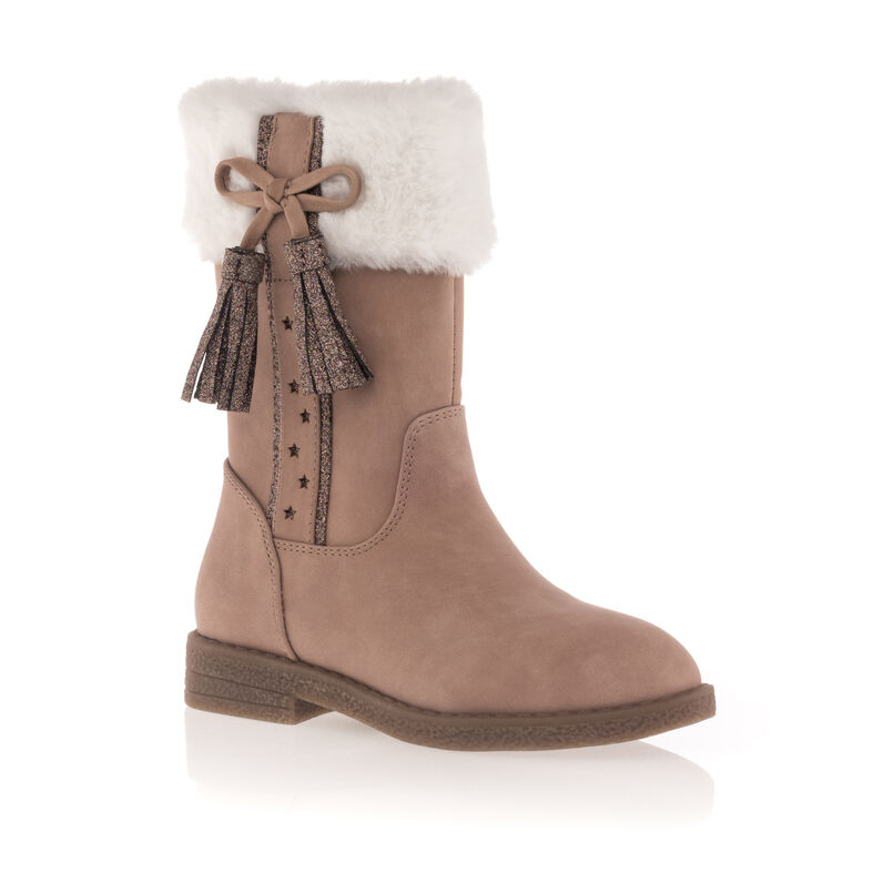 Botas rosas para niña