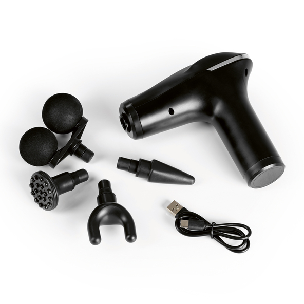 Minimassagepistol med dubbelt huvud