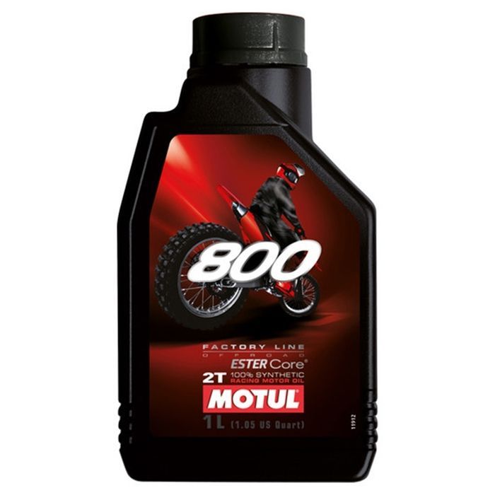 Huile moteur MOTUL 800 Off Road 2T - 1 Litre