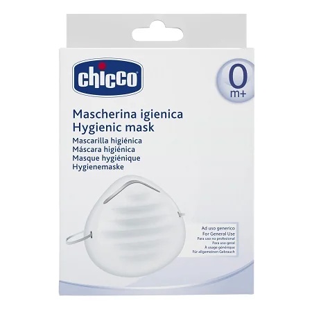 CHICCO Masques anti-poussière Chicco, lot de 6, accessoires d'hygiène
