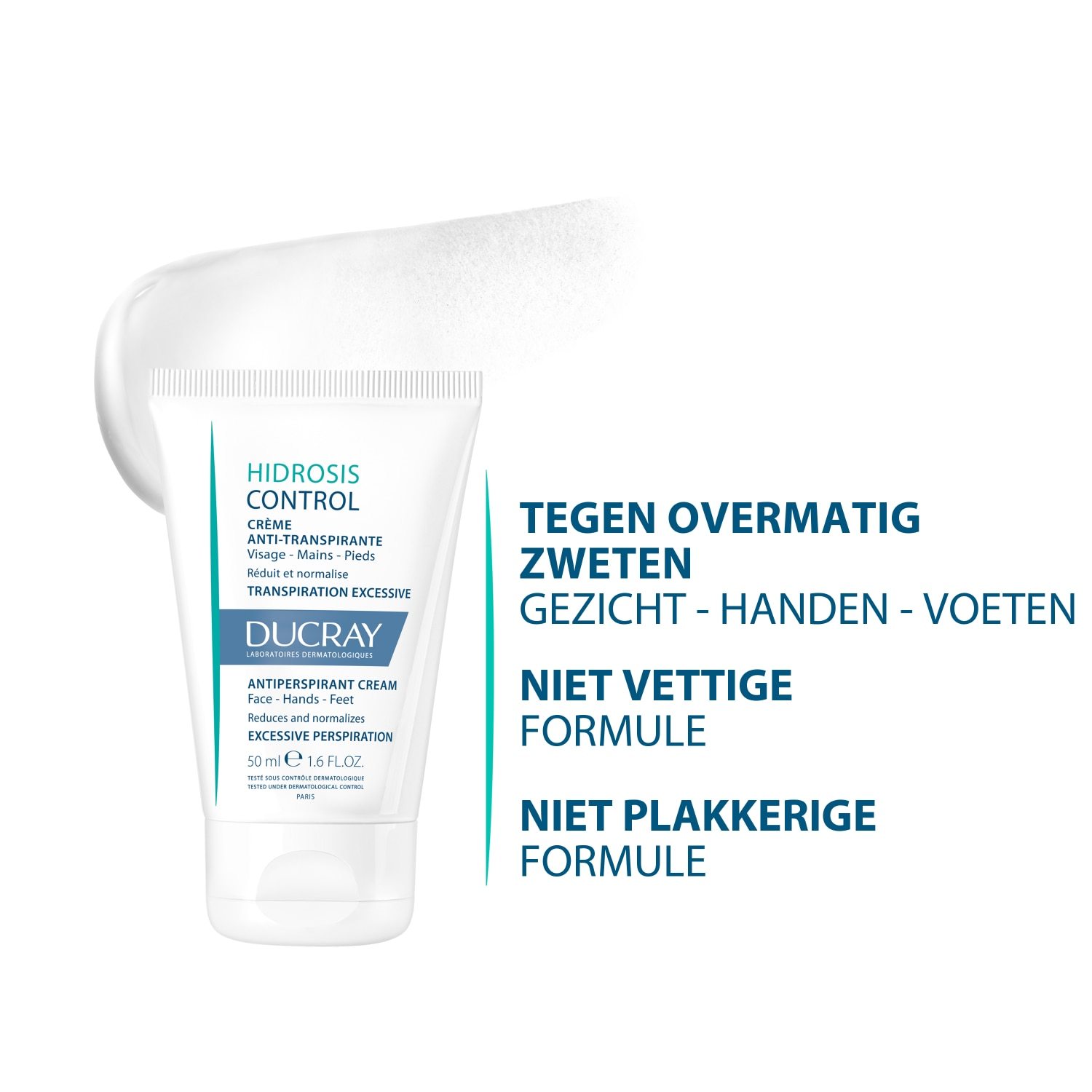 Ducray antiperspirant dezodorans krema za kontrolu vlage – 50 ml