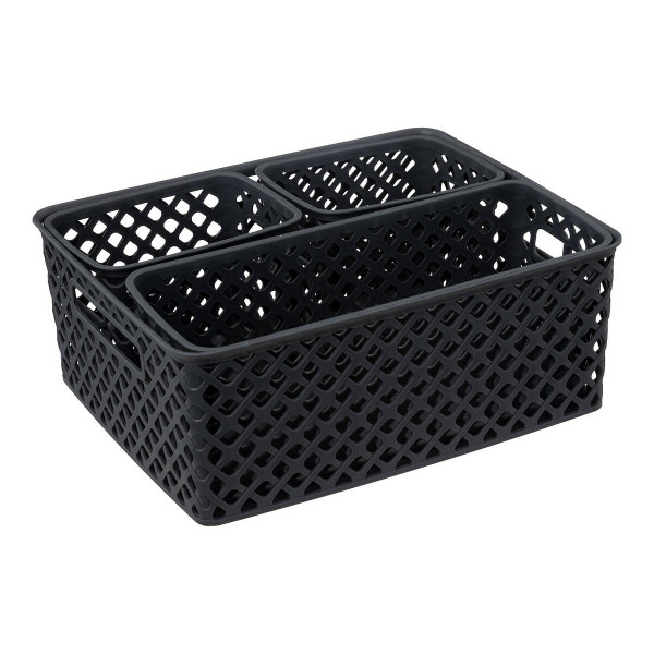 Zestaw plastikowych koszyczków do przechowywania 4 szt.