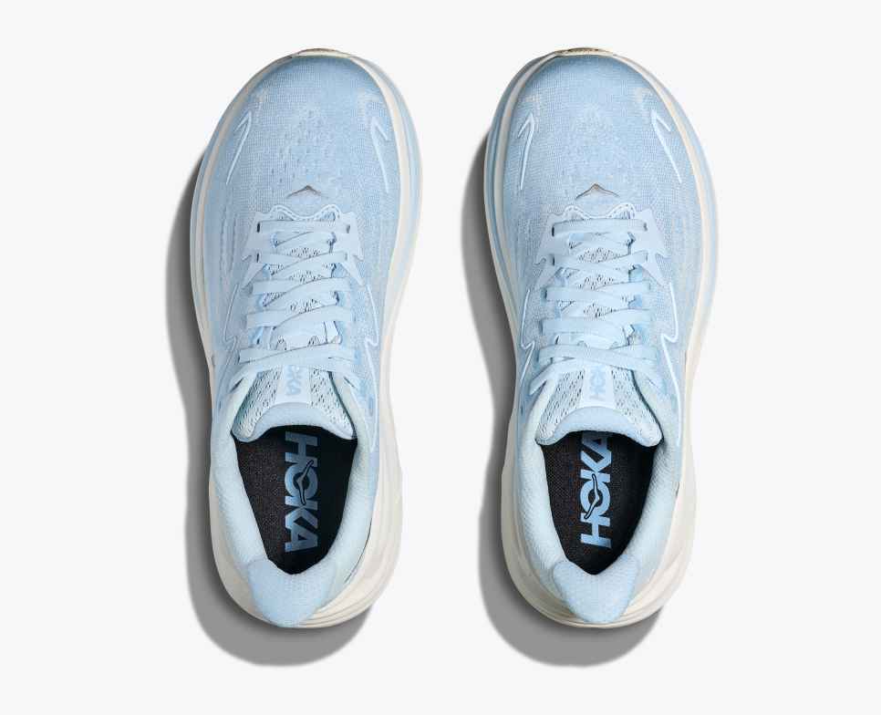 HOKA Clifton 10 Glacier Blue / Silver