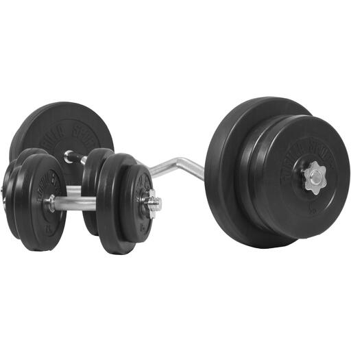  70 kg Kunststoff-Curl-Spiel Ez Game von Gorilla Sports