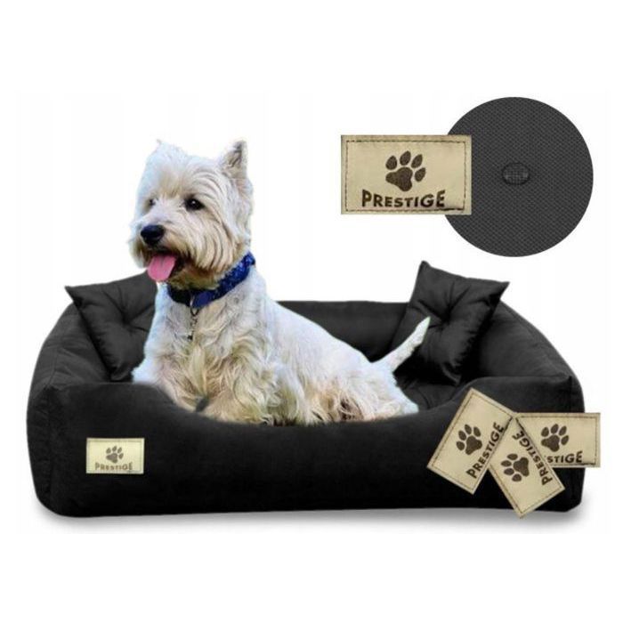 Panier pour chien PRESTIGE 75x65 cm imperméable noir