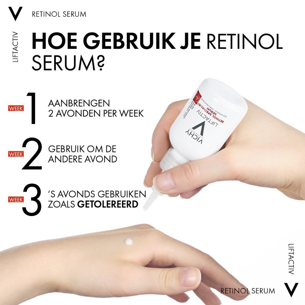 „Vichy“ senėjimą stabdantis serumas „Liftactiv Retinol Specialist“ serumas nuo gilių raukšlių, 30 ml
