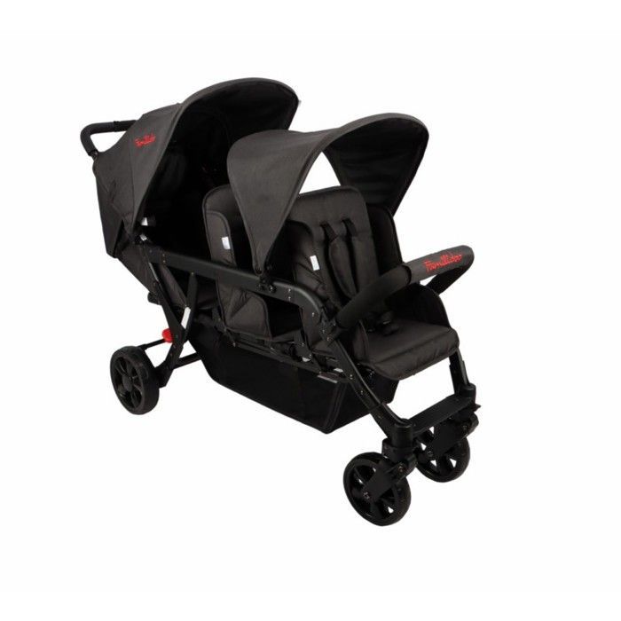 Carrinho de bebê de 3 lugares Lidoo H3E + Ergondrive Full Black