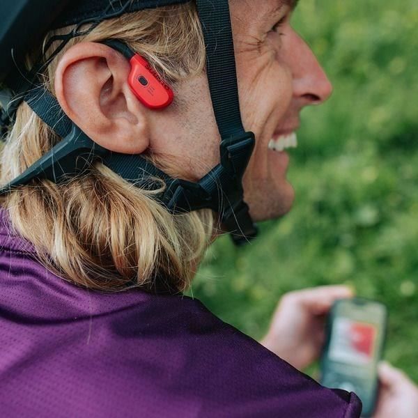 Cuffie sportive wireless SUUNTO Wing - Conduzione ossea - Power bank incluso - Rosse