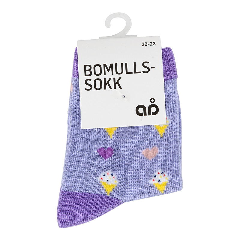 Time 2 Change bomullsstrumpor med motiv storlek 22/23