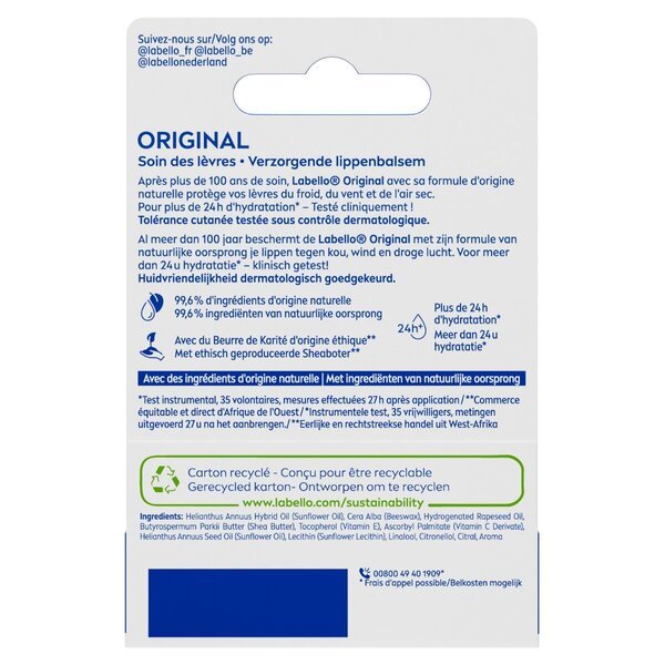 Labello Original balzam za ustnice<br>4,8 g