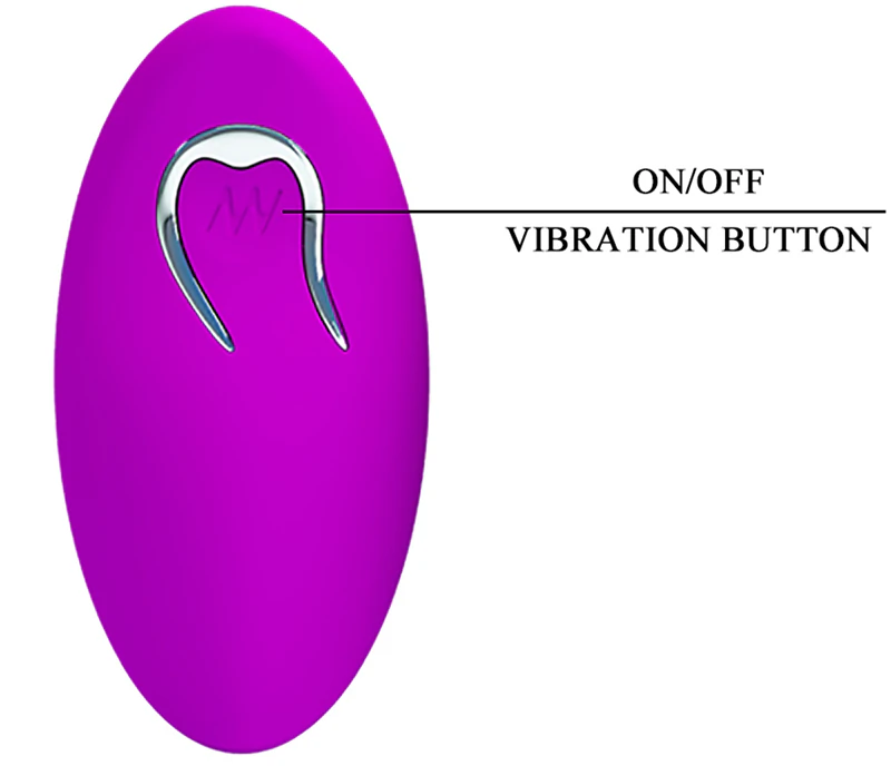 Ovo vibratório Arvin da Pretty Love com controle remoto