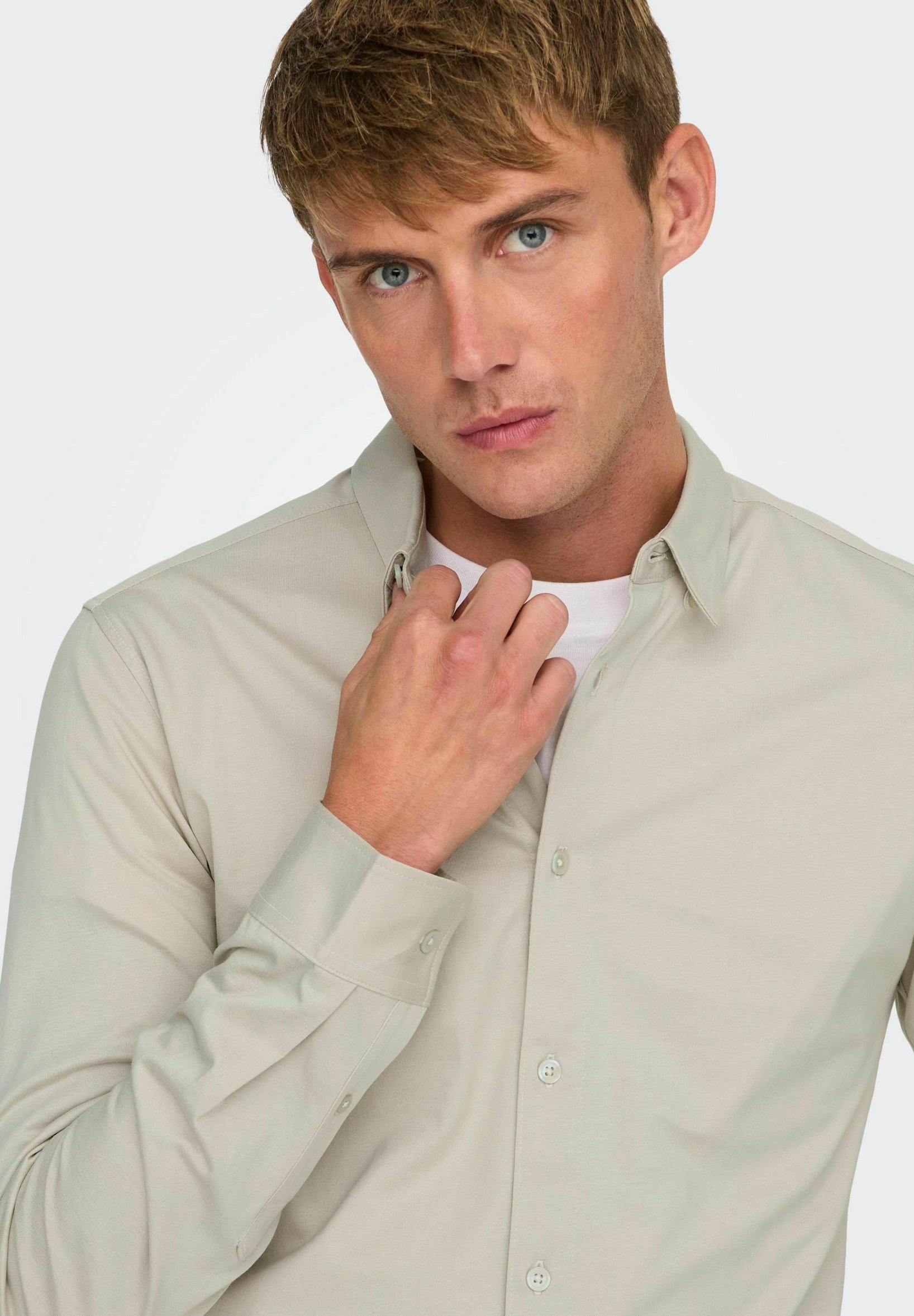 Only & Sons ROBIN STRETCH NOOS - Formeel overhemd - moonstruck