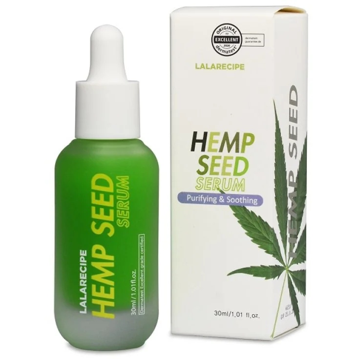 Lalarecipe kanapių serumas 30 ml ramina ir valo odą