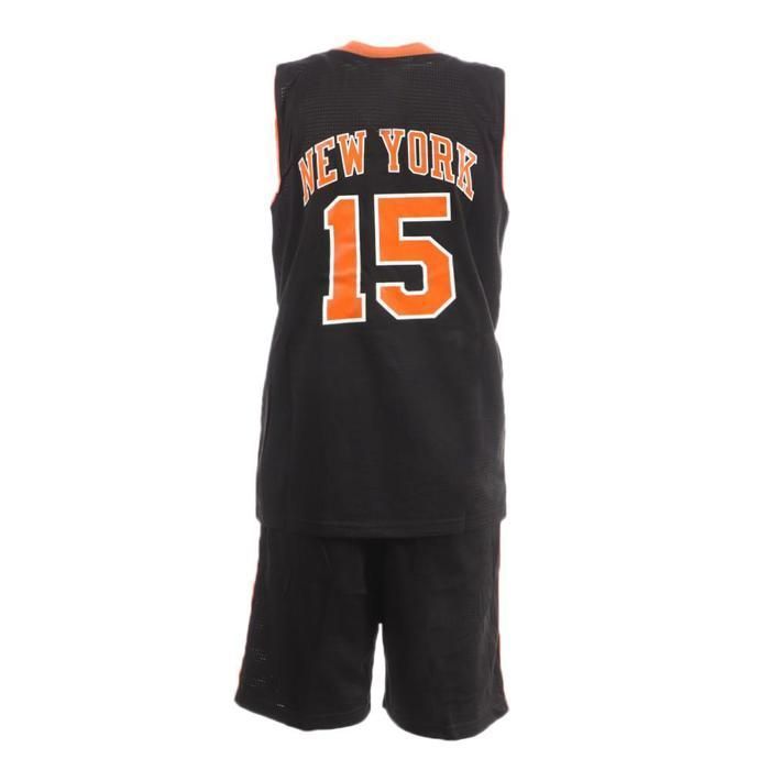 New York Ensemble de basket Noir/Orange Enfant Sport Zone