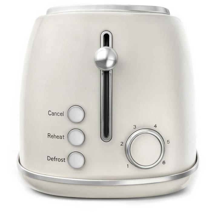 Torradeira vintage - SWISS - GRV8 - 2 fatias - 1500 W - Bege