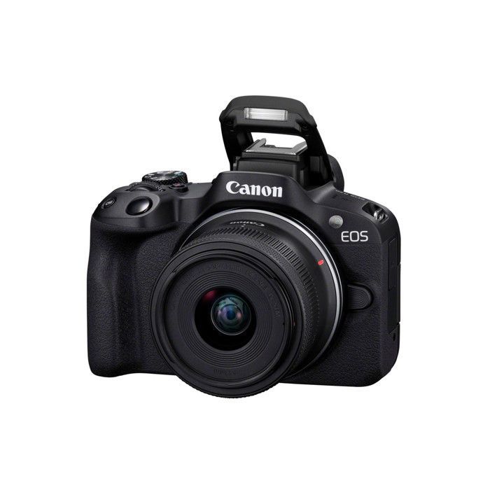 Mirrorless camera - Canon - EOS R50 - Black - RF-S 18-45mm - 24.2 MP - 4K Ultra HD