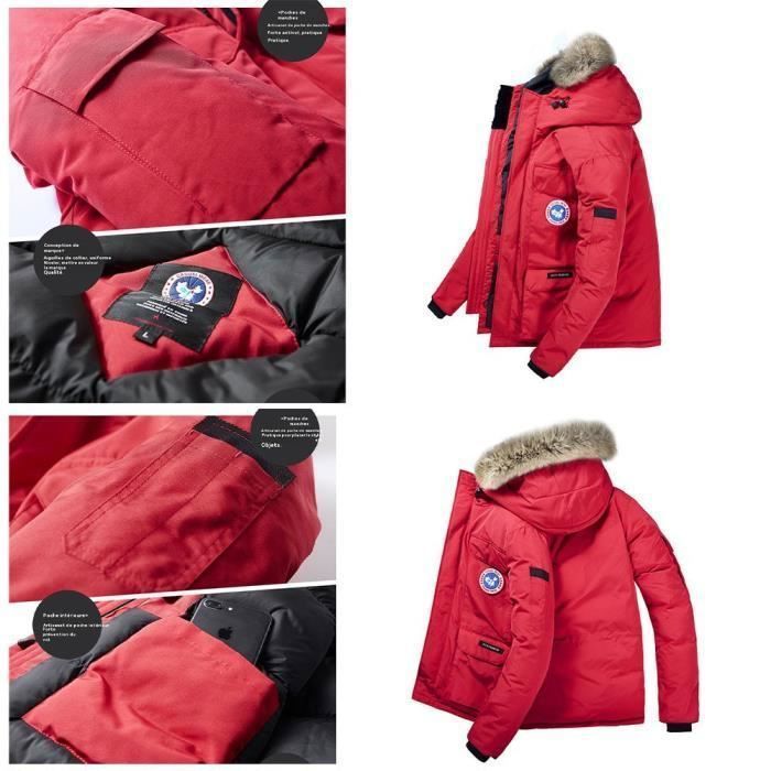Jaqueta masculina de inverno acolchoada e grossa com capuz, tamanho 4XL, modelo XD582, preta.