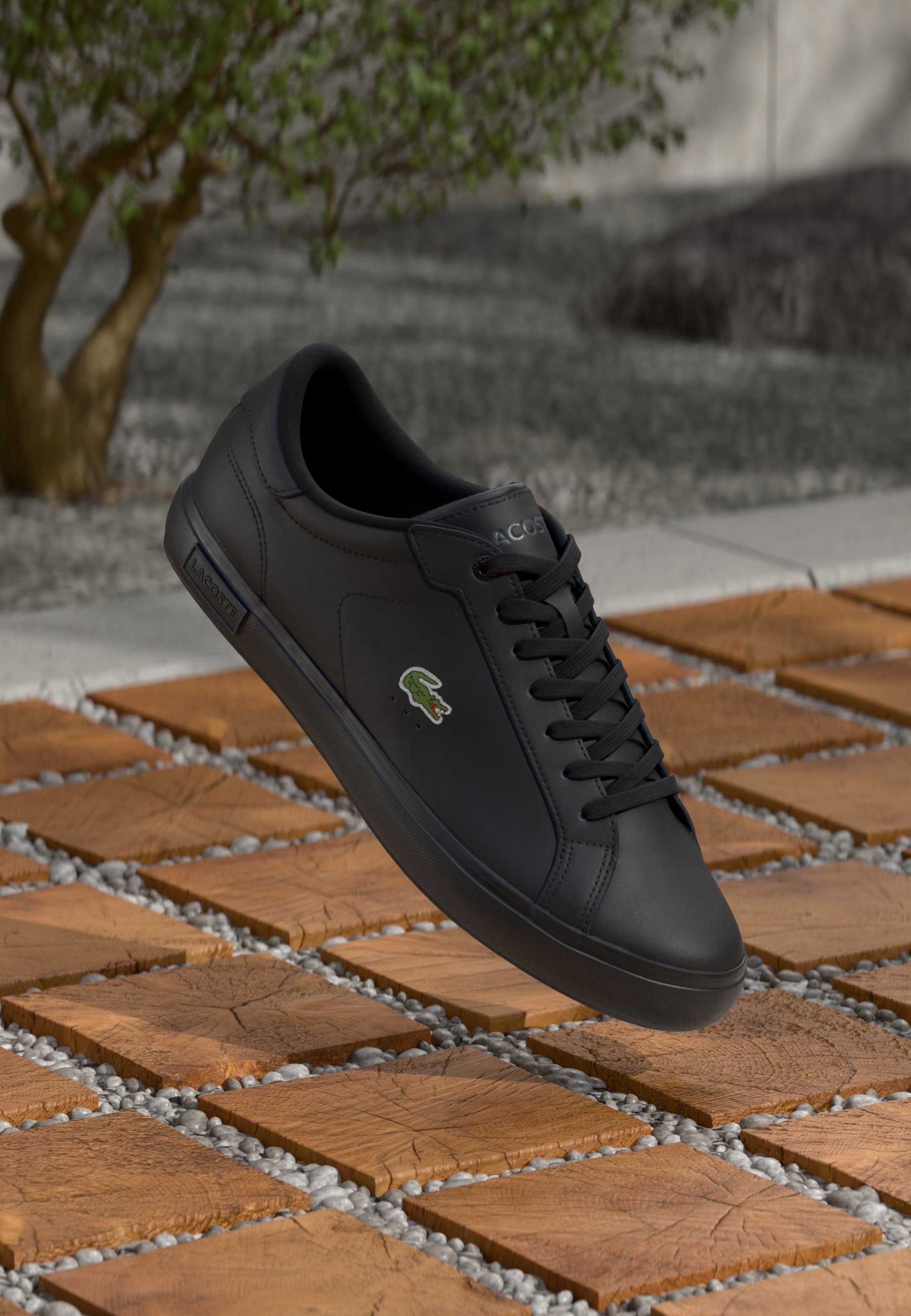 Baskets Lacoste POWERCOURT 125 - noires