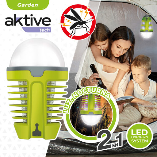 Lampe anti-moustiques UV Aktive avec veilleuse LED