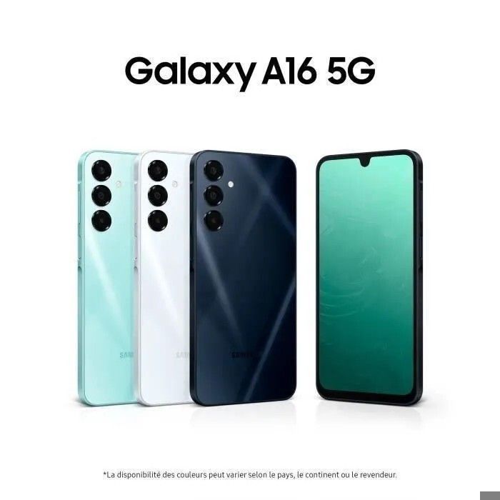 Smartphone Samsung Galaxy A16 5G 128GB Azul Meia-Noite Single SIM - Versão EUA (Estados Unidos)