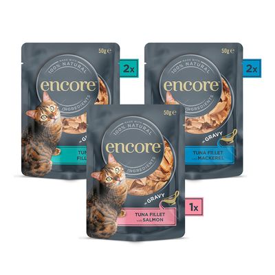Encore Cat Gravy Sachê Mistura 5 x 50g
