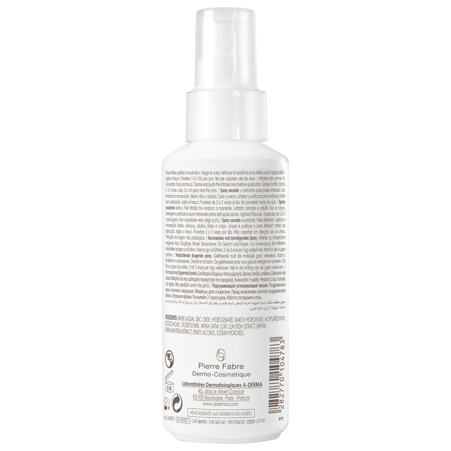 A-DERMA Gesichtsspray CYTELIUM Trockenspray - 100 ml
