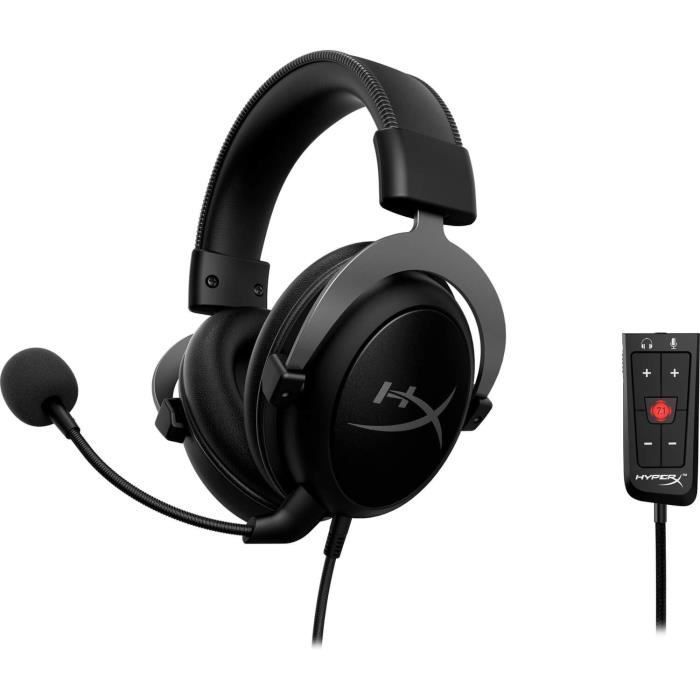 Casque Gamer Filaire - HyperX Cloud II - pour PC & console - Noir/Gris