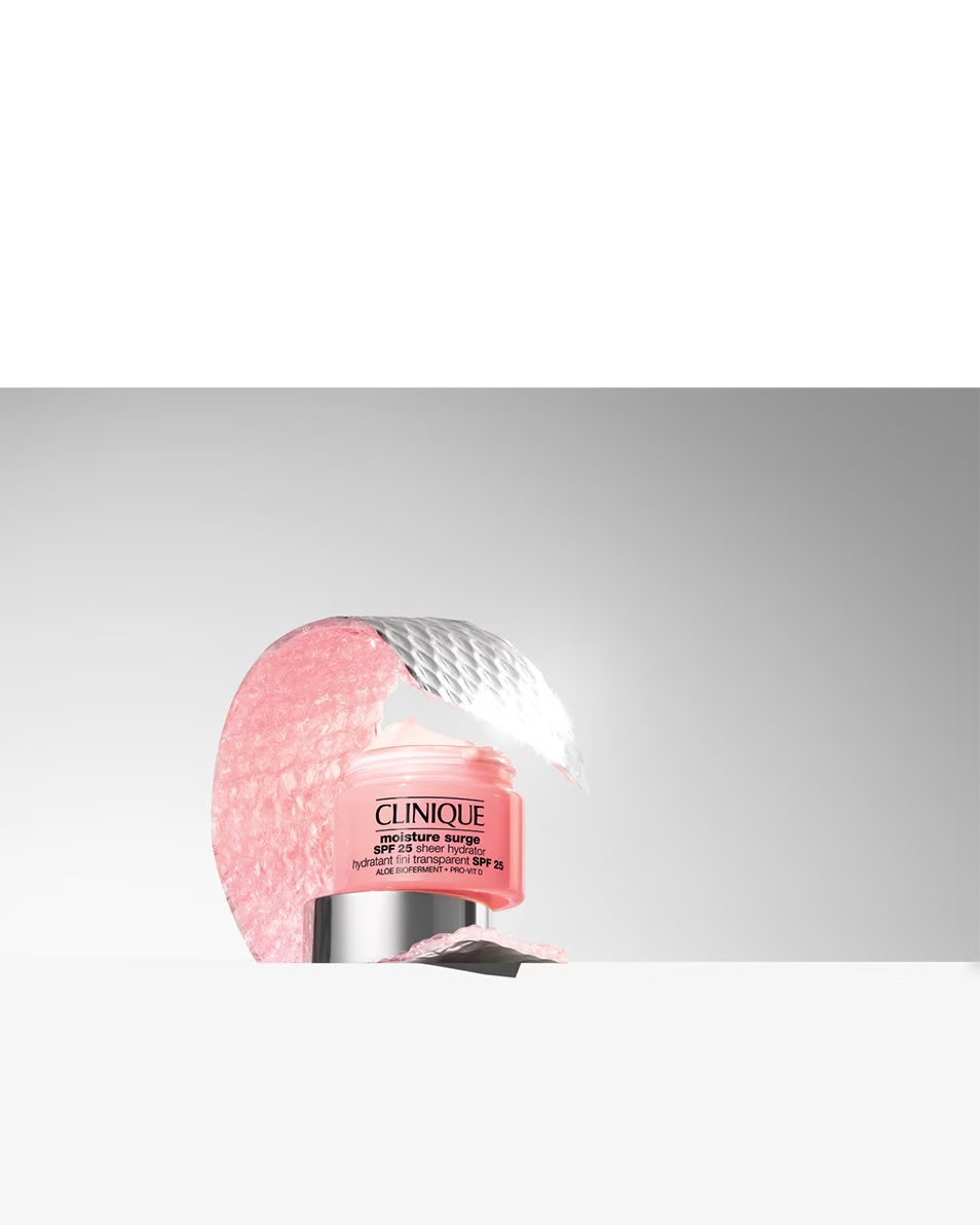 CLINIQUE MOISTURE SURGE™ CREMĂ HIDRATANTĂ TRANSPARENTĂ CU SPECTRU LARG, CU SPF25 - REVIGORANTĂ