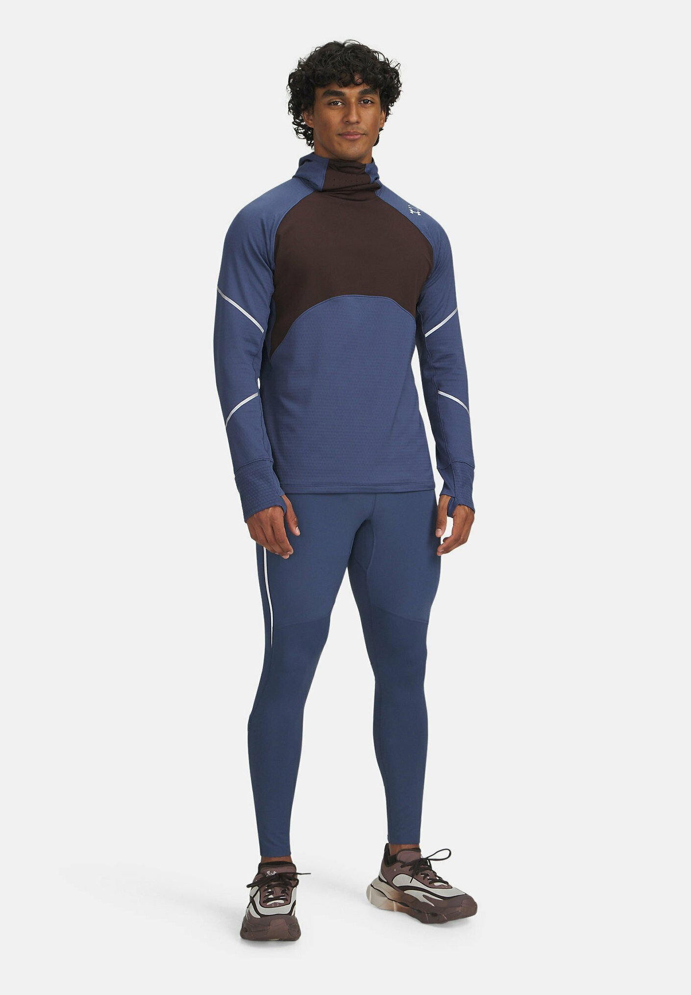 Sous-couche Under Armour HALO RUN COLD WEATHER - Bleu nu