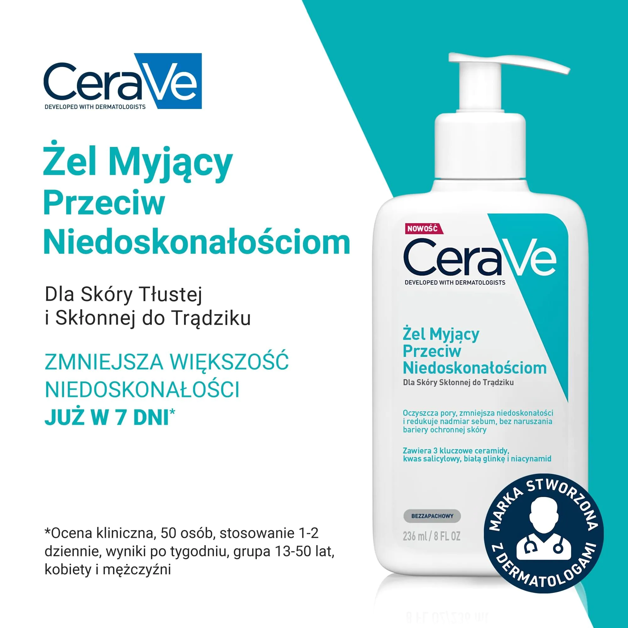 CeraVe Żel myjący przeciw niedoskonałościom