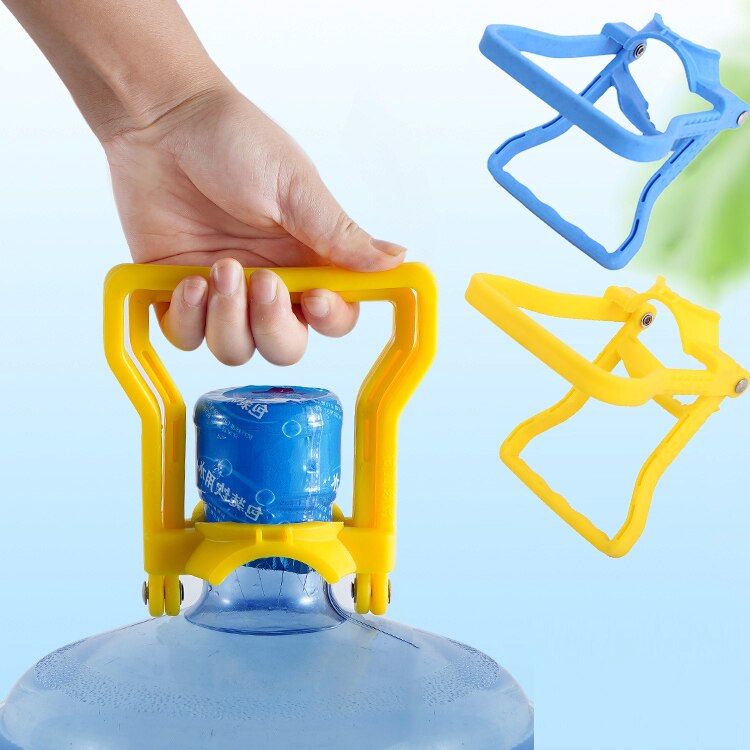 Tragbarer Griff für Wasserflaschen und Wassereimer, kraftsparender, leicht anhebbarer Halter für Wassereimer aus Kunststoff, Tragegriff