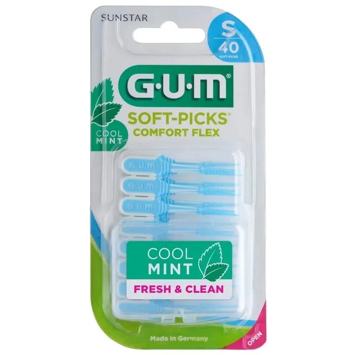 GUM Gum Soft Pick Mint S interdentale borsteltjes 40 stuks interdentale reiniging