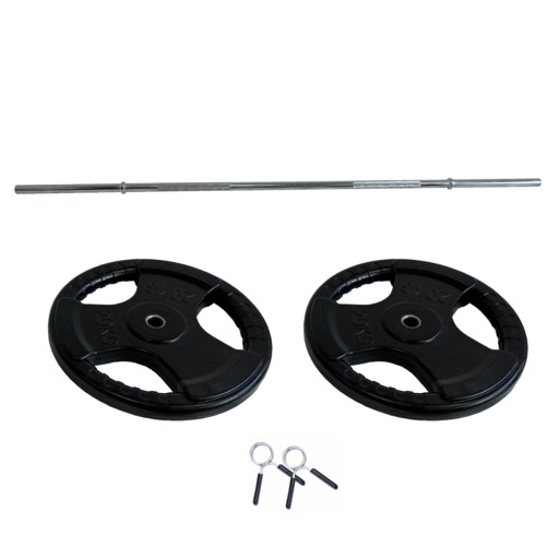 Svorio štangos komplektas + diskai 46 kg (25 mm) Vimas Sport