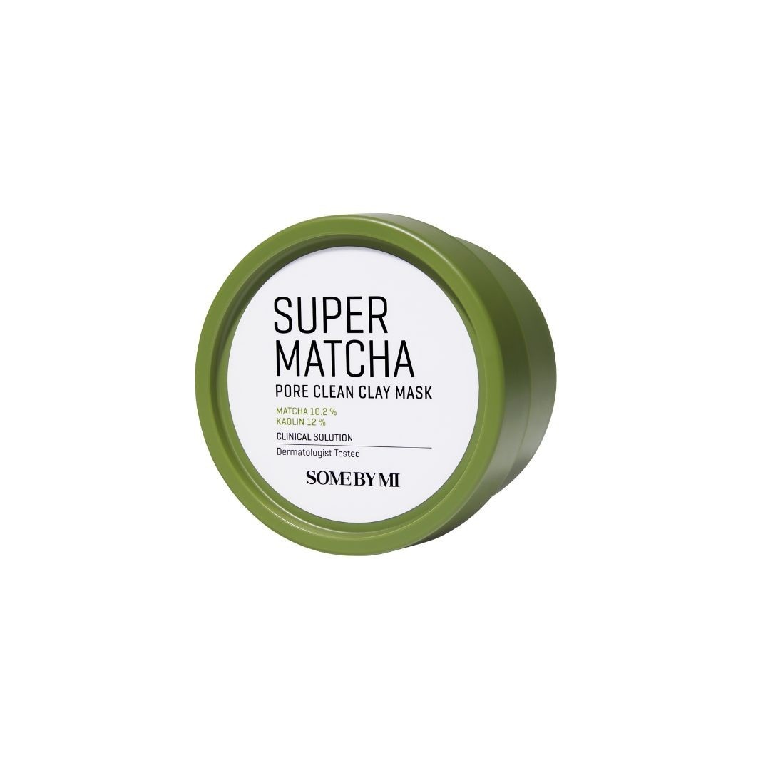 Máscara Hidratante de Argila Super Matcha para Limpeza de Poros SOME BY MI - 100 g