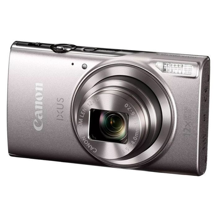 Kompakti kamera - CANON - IXUS 285 HS - Harmaa - 12x optinen zoom - Full HD 1080p