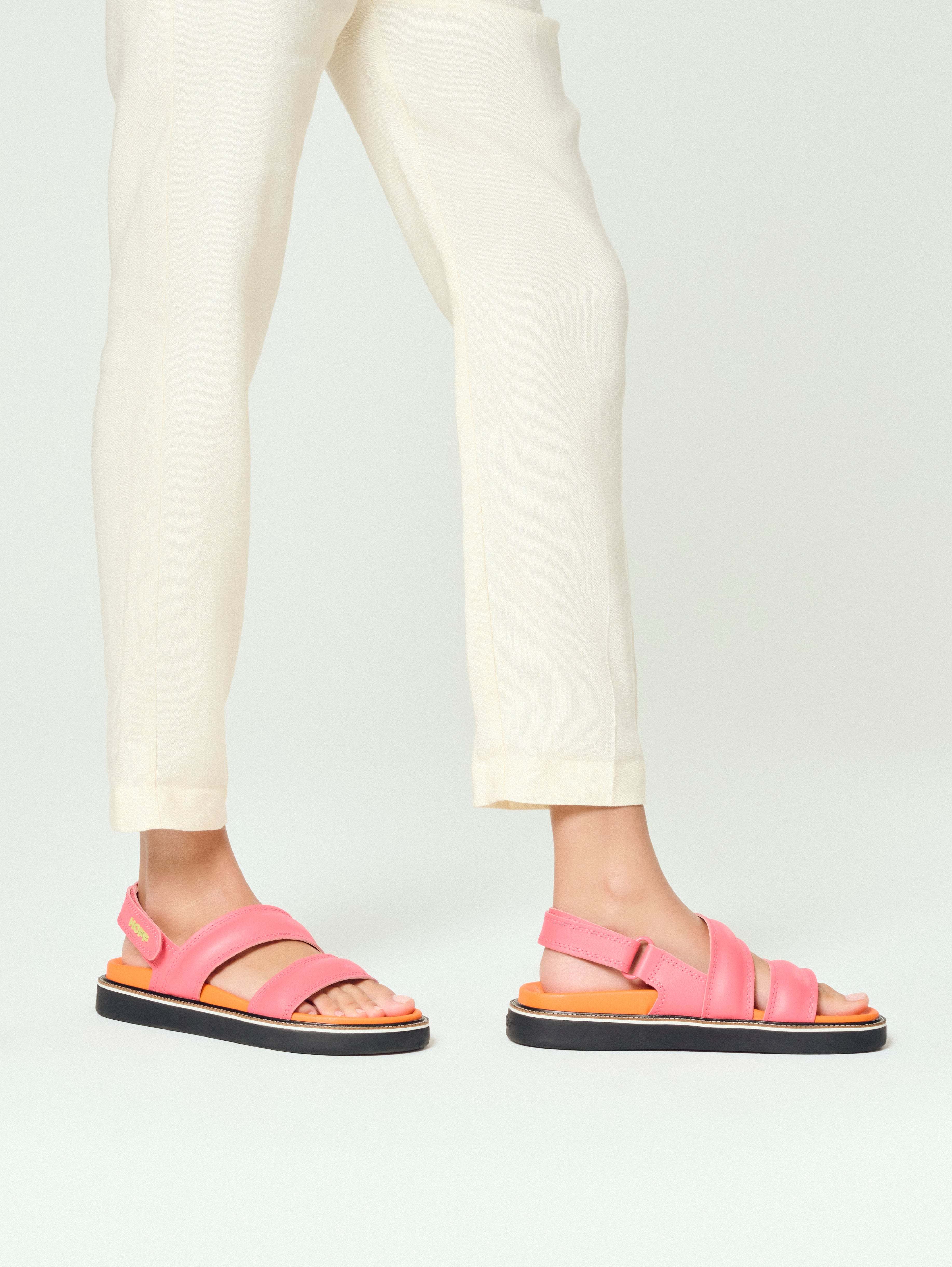 SANDALIA PIEL ROAD ROSA