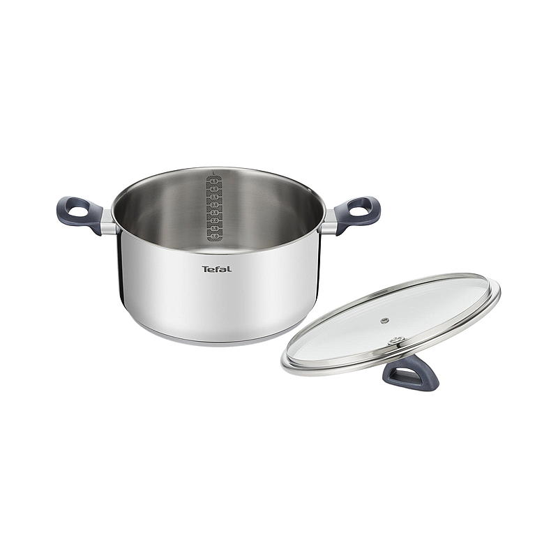 Tefal Kasserolle 5,2 l ø 24 cm mit Glasdeckel, Tefal Daily