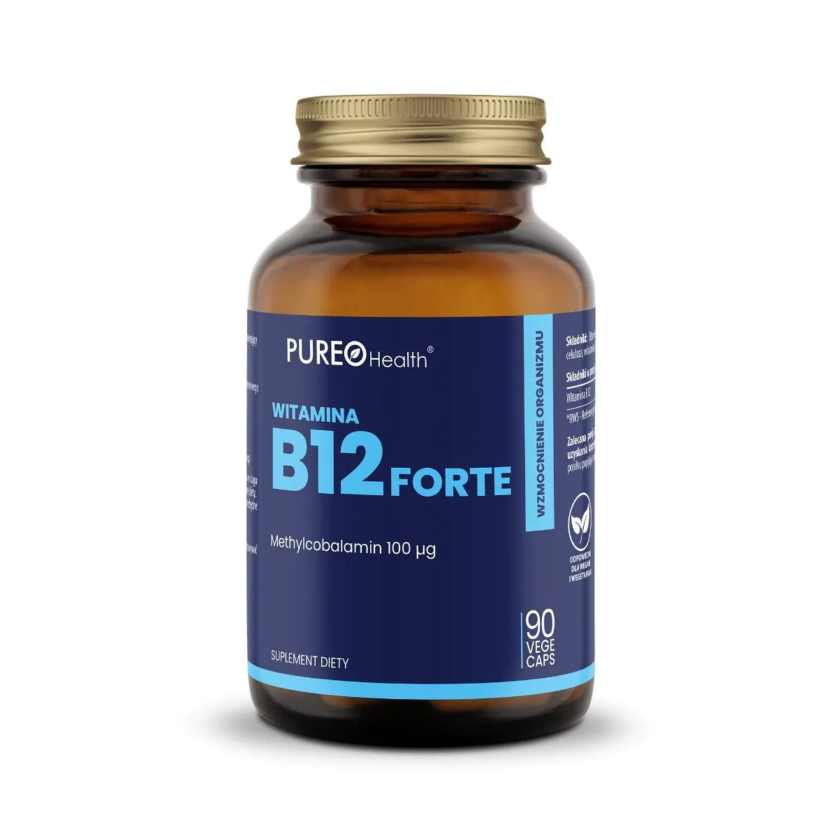 Pureo Health Witamina B12 Forte, Kapsułki