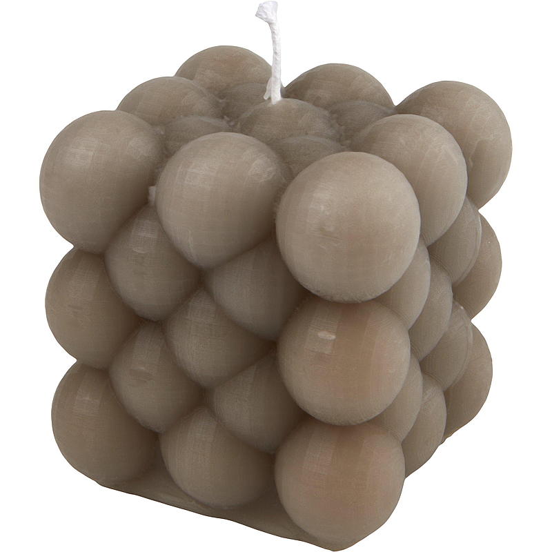 Lys 6,5 cm kubeboble