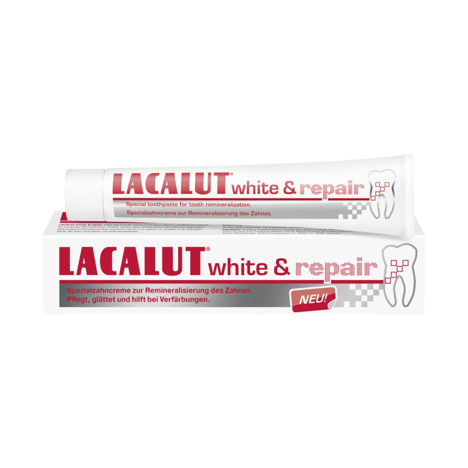 Lacalut tandkräm 75ml White Repair
