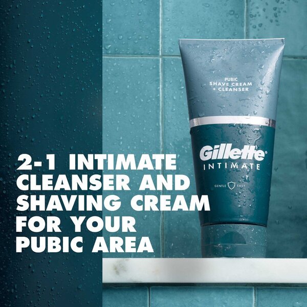 Gillette Intimate 2-v-1 holenie a čistiaci gél 177 ml