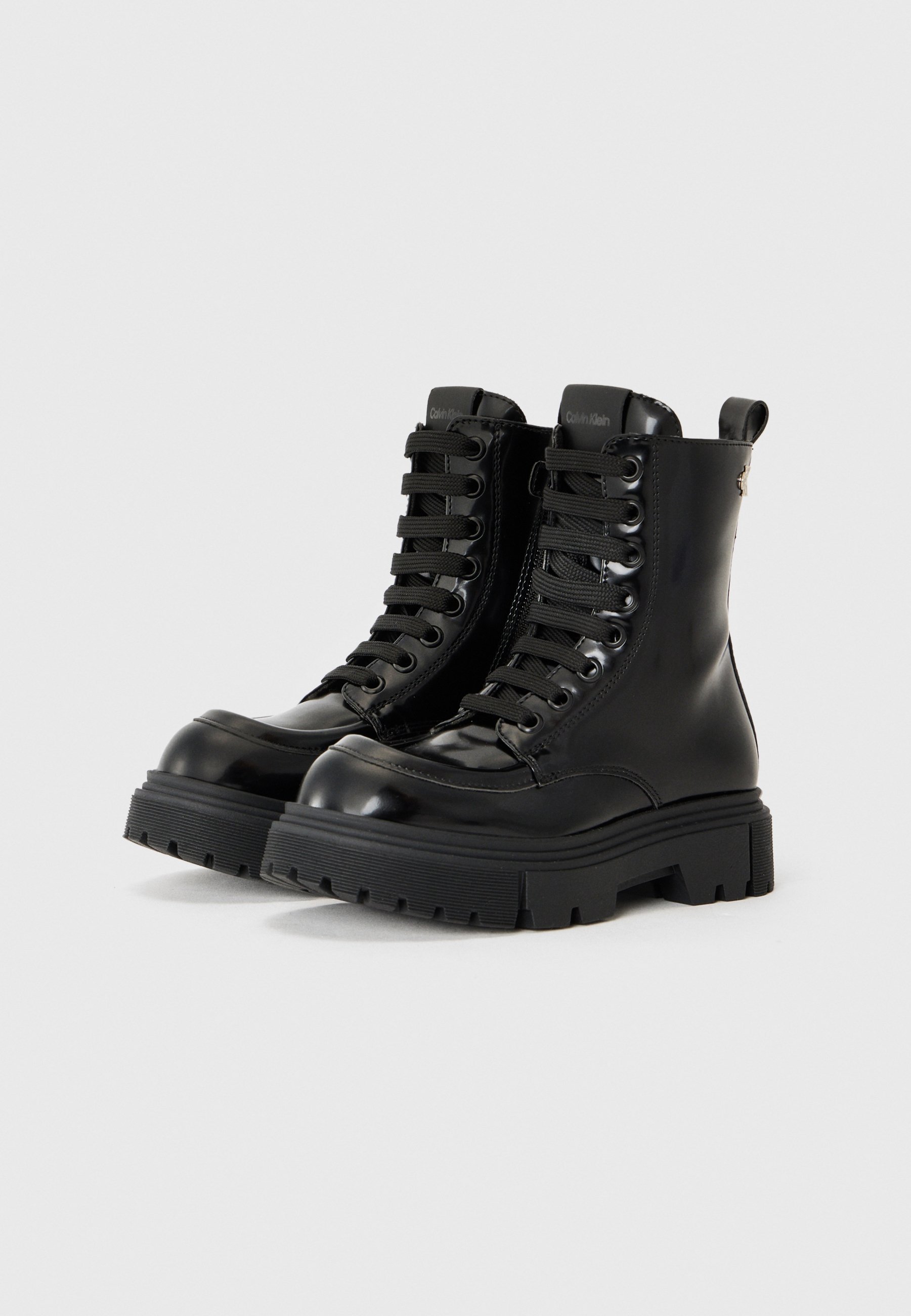 Calvin Klein Jeans GISA UNISEXE - Bottines à lacets - noires