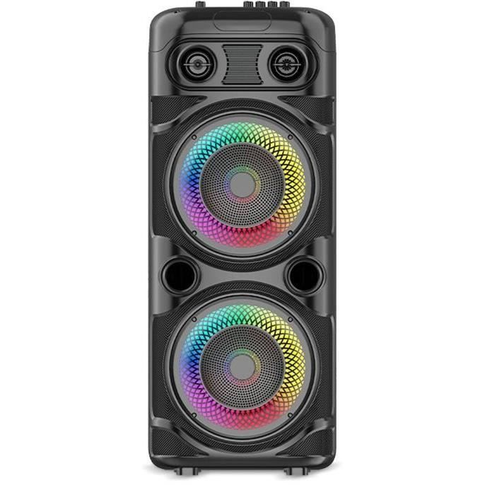 Altoparlante karaoke illuminato - INOVALLEY - KA123-XXL - Bluetooth V5.0 - 75 cm - 900 W - Nero